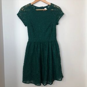 Divided by H&M - Size 6 Green Lace Dress
